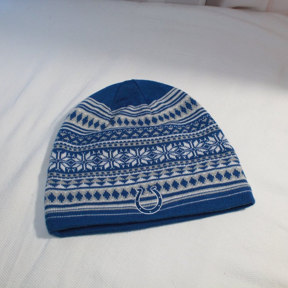 Reebok NFL Team Apparel Indianapolis Colts Knitted Beanie Like New